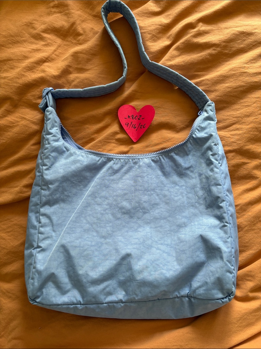 Cornflower Used Baggu Nylon Shoulder Bag